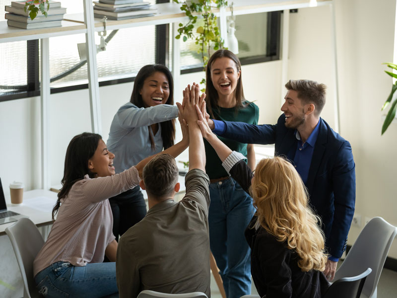 group high five